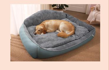 360Home Warme, herausnehmbare und waschbare gepolsterte Hundebett